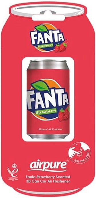 Fanta Strawberry Car Air Freshener - Airpure Car Vent Clip Air Freshener Fanta Strawberry — photo N1