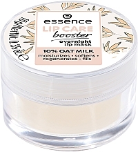 Fragrances, Perfumes, Cosmetics Oat Milk Night Lip Mask - Essence Lip Care Booster Overnight Lip Mask