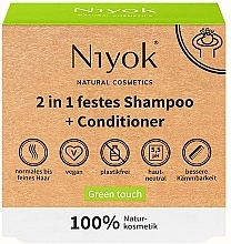 Fragrances, Perfumes, Cosmetics Green Touch Solid Shampoo & Conditioner - Niyok 2in1