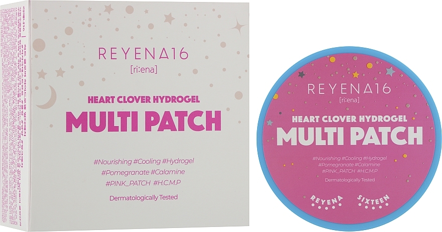 Hydrogel Patch with Pomegranate Extract & Calamine - Reyena16 Heart Flower Hydrogel Multi Patch — photo N2