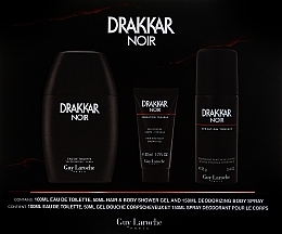 Personal Care Kit - Guy Laroche Drakkar Noir (edt/100ml + sh/gel/50ml + deo/150ml) — photo N1