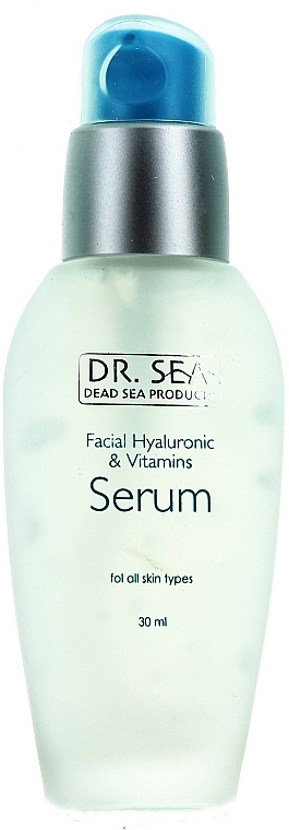 Face Serum with Hyaluronic Acid and Vitamins - Dr. Sea Facial Hyaluronic & Vitamins Serum — photo N1