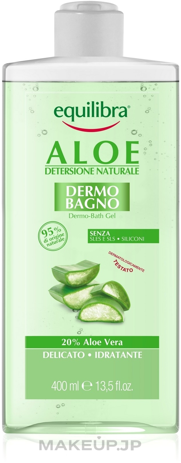 Shower Gel with Aloe - Equilibra Aloe Shower Gel — photo 400 ml