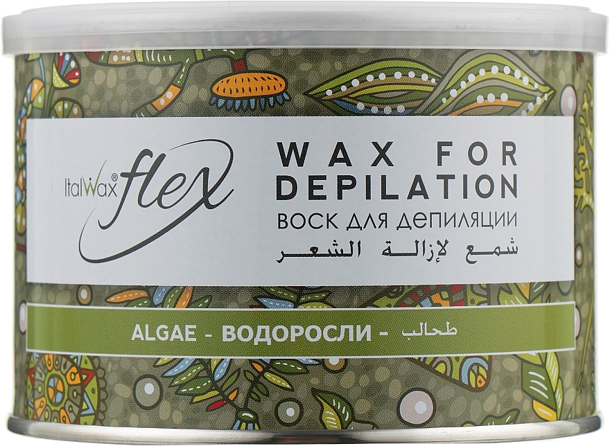 Warm Depilation Wax in Jar "Algae" - ItalWax — photo N1