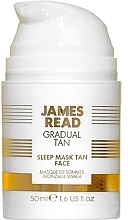 Night Face Mask "Care & Tan" - James Read Gradual Tan Sleep Mask Tan Face — photo N1