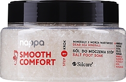 Fragrances, Perfumes, Cosmetics Salt Foot Soak "Dead Sea Minerals" - Silcare Nappa Smooth Comfort Salt Foot Soak