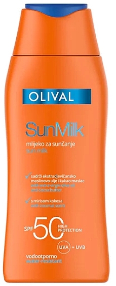 Body & Face Sun Lotion SPF 50 - Olival Sun Milk SPF 50 — photo N1