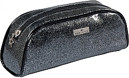 Fragrances, Perfumes, Cosmetics Women Makeup Bag "Glitter", 97904, black - Top Choice