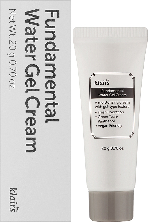 Antioxidant Face Gel - Klairs Fundamental Watery Gel Cream (mini) — photo N2