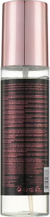 Mattifying Makeup Setting Spray - Makeup Revolution Conceal & Define Infinite Makeup Fixing Spray 16H — photo N2