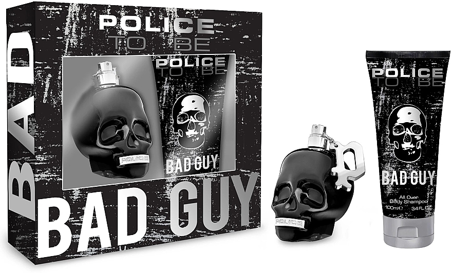 Police To Be Bad Guy - Set (edt/40ml + b/shm/100ml) — photo N1