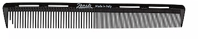 Comb, black - Janeke Polycarbonate Cutting Comb 879 — photo N1