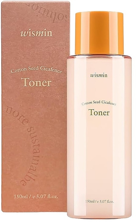 Soothing Toner with Cotton Seed Extract - Wismin Cotton Seed Cicafence Toner — photo N1