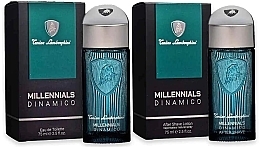 Fragrances, Perfumes, Cosmetics Tonino Lamborghini Millenials Dinamico - Set (edt/75ml + after/sh/lot/75ml)