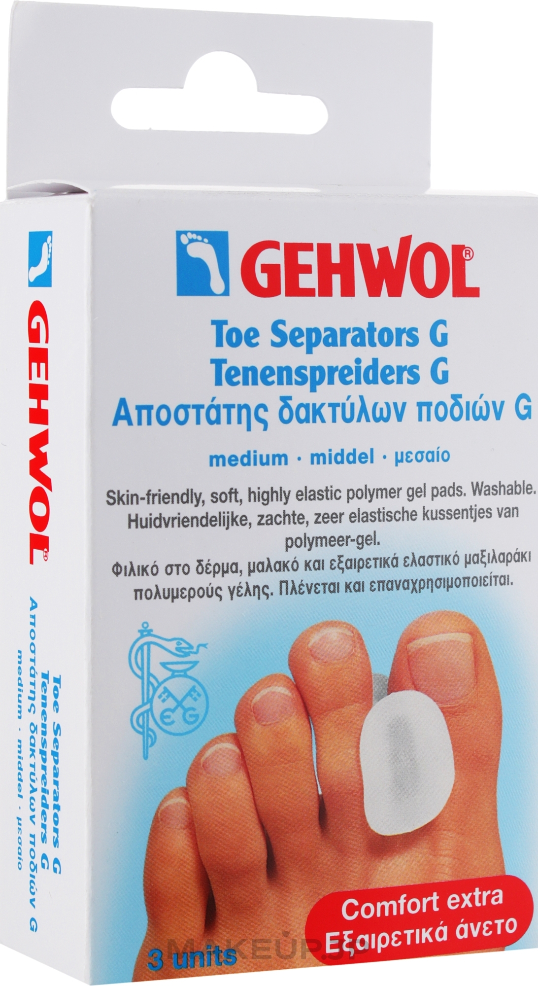 Toe Insert, medium, 3 pcs - Gehwol — photo 3 ЊВ.