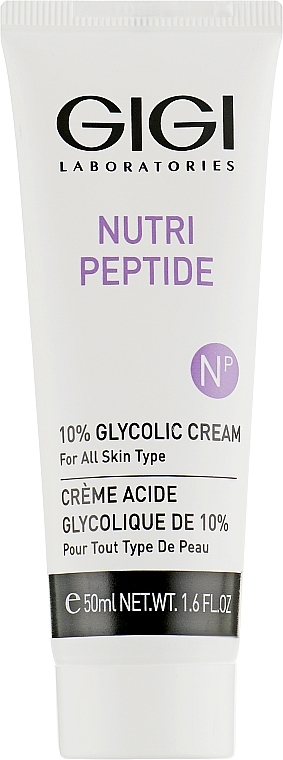 Peptide Cream with 10% Glycolic Acid - Gigi Nutri-Peptide 10% Glycolic Cream — photo N2