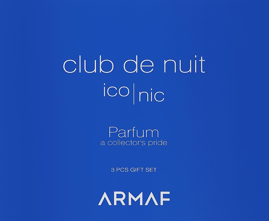 Armaf Club De Nuit Blue Iconic - Set (edp/105ml+deo/stick/75g+sh/gel/100ml) — photo N2