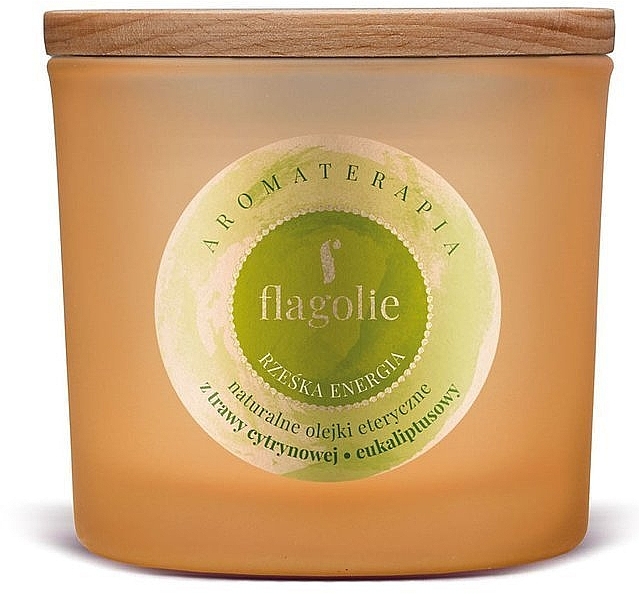Scented Candle in Glass "Right Energy" - Flagolie Fragranced Candle Right Energy — photo N1