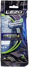 Disposable Razor, 3 pcs - Lezo Super+ — photo N1