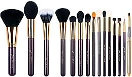 Fragrances, Perfumes, Cosmetics Makeup Brush Set, T095, 15pcs - Jessup