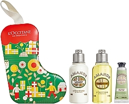 Fragrances, Perfumes, Cosmetics Set - L'Occitane Almond (sh/oil/35ml + milk/50ml + h/cr/10ml)