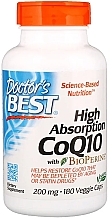 High Absorption Coenzyme Q10 with BioPerine, 200 mg, veg capsules - Doctor's Best — photo N2