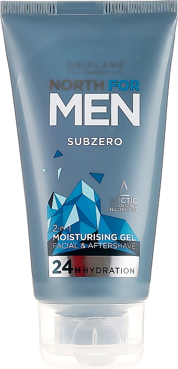 Moisturizing After Shave Gel - Oriflame Subzero North For Men Aftershave Balm — photo N1