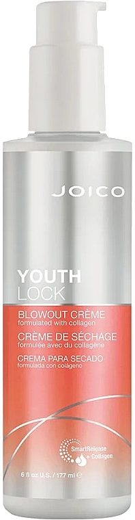 Collagen Hair Cream - Joico YouthLock Blowout Cream Formulated With Collagen — photo N1
