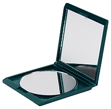 Fragrances, Perfumes, Cosmetics Double-Sided Compact Mirror, 4545, green - Donegal