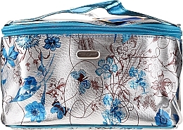 Makeup Bag "Silver Meadow", 94347, blue flower - Top Choice — photo N1