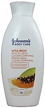 Fragrances, Perfumes, Cosmetics Softening Papaya Extract Body Lotion - Johnson’s Body Care Vita-Rich Lotion