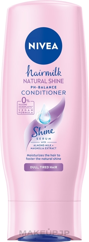 Hair Balm-Milk "Healthy Shine" - NIVEA Hair Milk Natural Shine Hair Balm — photo 200 ml