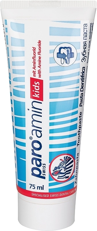 Aminofluoride Toothpaste for Kids - Paro Swiss Paro Amin Kids — photo N1