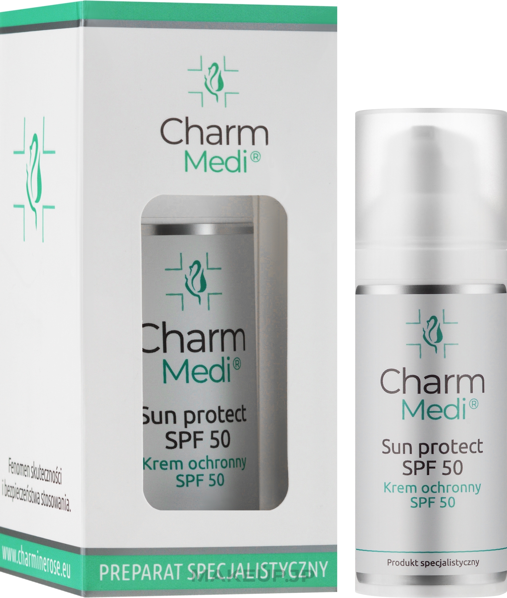 Facial Sun Cream - Charmine Rose Charm Medi Sun Protect SPF50 — photo 50 ml