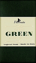 Fragrances, Perfumes, Cosmetics Natural Soap 'Italian Fabrics. Green” - Florinda Fabric Green Natural Soap