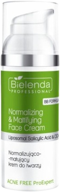 Normalizing & Mattifying Face Cream - Bielenda Professional Acne Free Pro Expert Normalizing And Mattifying Face Cream — photo N1