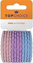 Colorful Hair Bands Set, 26539, purple-blue - Top Choice Hair Bands — photo N1