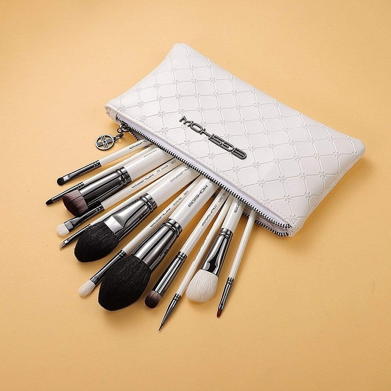 Makeup Brush Set - Eigshow Beauty Makeup Brush Master Bright Silver — photo N2