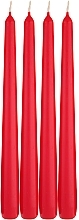 Fragrances, Perfumes, Cosmetics Tapered Candle, antique, red, 4 pcs - Bolsius Red Candle