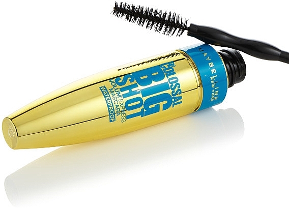 Waterproof Lash Mascara - Maybelline The Colossal Big Shot Waterproof Mascara — photo N2