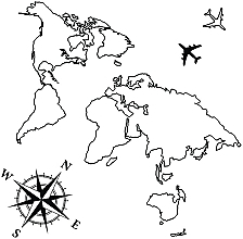 Flash Tattoo "World Map" - Arley Sign — photo N4