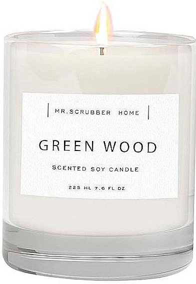 Mr.Scrubber Green Wood - Scented Candle — photo N1