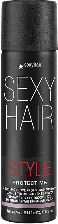 Heat Protection Hair Spray - SexyHair Sexy Hair Style Protect Me Hot Tool Protection Hairspray — photo N1