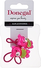 Fragrances, Perfumes, Cosmetics Hair Ties FA-5634+1, pink bears and green - Donegal