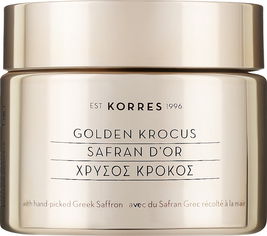 Moisturizing Face Cream - Korres Golden Krocus Hydra-Filler Plumping Cream — photo N1