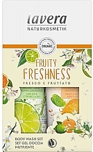 Fragrances, Perfumes, Cosmetics Set - Lavera Fruity Freshness Gift Set (body/wash/2x200ml)