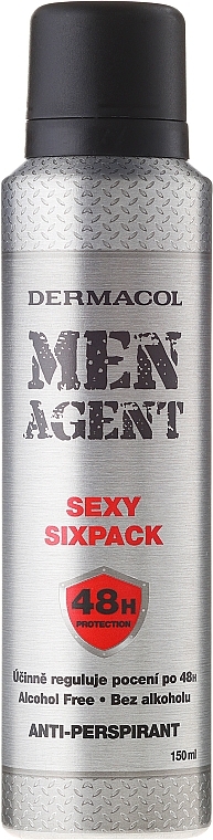 Antiperspirant - Dermacol Men Agent Sexy Sixpack 48H Protection Anti-Perspirant — photo N1