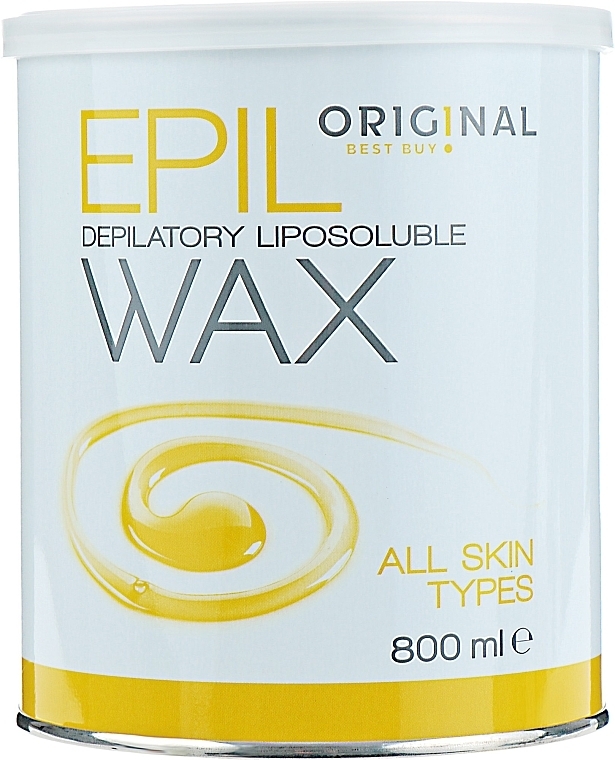 All Skin Types Liposoluble Wax, yellow - Original Best Buy Epil Depilatory Liposoluble Wax — photo N1