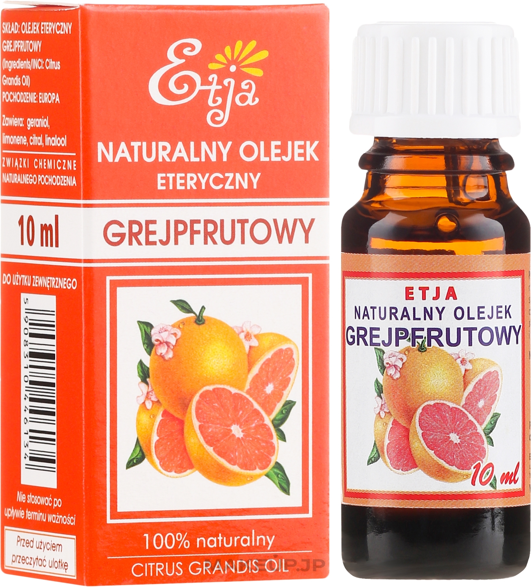 Grapefruit Natural Essential Oil - Etja Natural Essential Oil — photo 10 ml