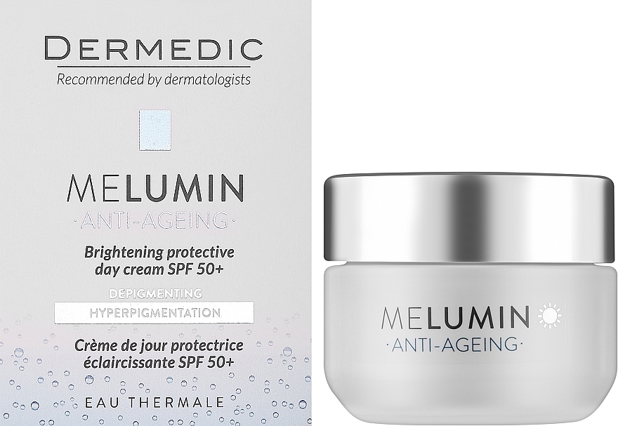 Protective Brightening Day Cream SPF 50+ - Dermedic Melumin Anti-Ageing Day Cream SPF 50+ — photo N2
